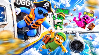 [TRY NOT TO LAUGH] 3 Idiots Trying To Fly a Plane? 💀 In Human Fall Flat 🤣🤣