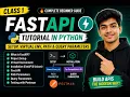 FASTAPI CLASS 1 Beginner Tutorial Installation Virtual Environment Path Query Parameters