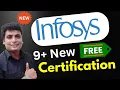FREE Online Courses with Certificate by Infosys Infosys Launched 7 Free Certification Coding
