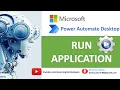 Power Automate Desktop Run application action System Actions