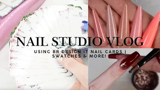 Using BR Design it Nail Cards On a Client Swatches More