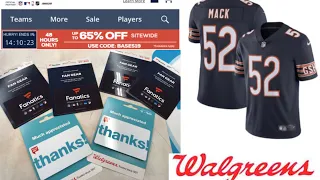 149 Mack Jersey for 100 Using Fanatics Gift Cards from Walgreens Deals end 11-23