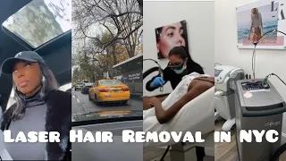 VLOG MY FIRST TIME GETTING LASER HAIR REMOVAL AT LASERAWAY NYC STEVIE STEDMAN
