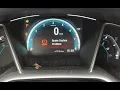 Honda Civic Brake System Problem Reset