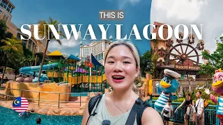 sunway lagoon malaysia s craziest theme park kuala lumpur vlog 