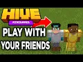 How To Play The HIVE Minecraft Server With Friends - Minecraft Bedrock