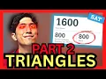 August SAT Math Similar Triangles - Easily DESTROY these questions Easy Hard Version