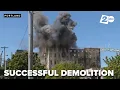 Portland water tower detonated during news segment