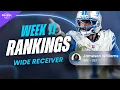 Fantasy Football Rankings Tiers WR Studs Busts Sleepers Week 11
