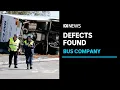 Oil leaks and inoperable seatbelts found in Linq Buslines fleet ABC News