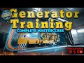 Diesel Generator Training Parts and components and working principle explain Power learning part 1