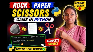 Build Rock Paper Scissors Game in Python Python Project for Beginners