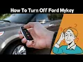 How to Turn Off Ford MyKey Without Admin Key in 4 Minutes