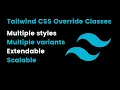Use this to override Tailwind CSS classes