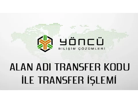 Alan Adı Transfer Kodu İle Transfer İşlemi