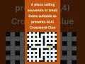 A place selling souvenirs or small items 4 4 Crossword Clue
