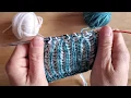 Tutoriel Tricot - Diminutions vers la droite en point Brioche brRsl dec