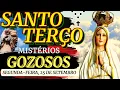 Download Lagu Santo Terço de hoje Segunda-feira (25/09/2023)🌹Mistérios Gozosos🌹Terço Mariano / Terço de Fátima