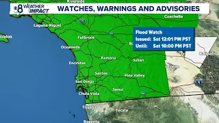 Atmospheric river sweeps through San Diego on Saturday but more rain to come during work week