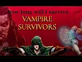 How Long can I Survive in Vampire Survivor