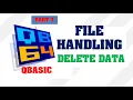 Delete Records in File Handling in QBasic Make Easy
