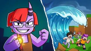 TSUNAMI - toonz CRAFT (Official Music Animation Video) #roblox