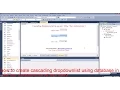 One tier Architecture How to create cascading dropdownlist using database in one tier of asp net
