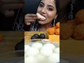 Eating Rasgulla,Gulab Jamun,Rasmalai,Motichur Laddu,Kheer,Jalebi Indian Sweets ASMR Eating Mukbang