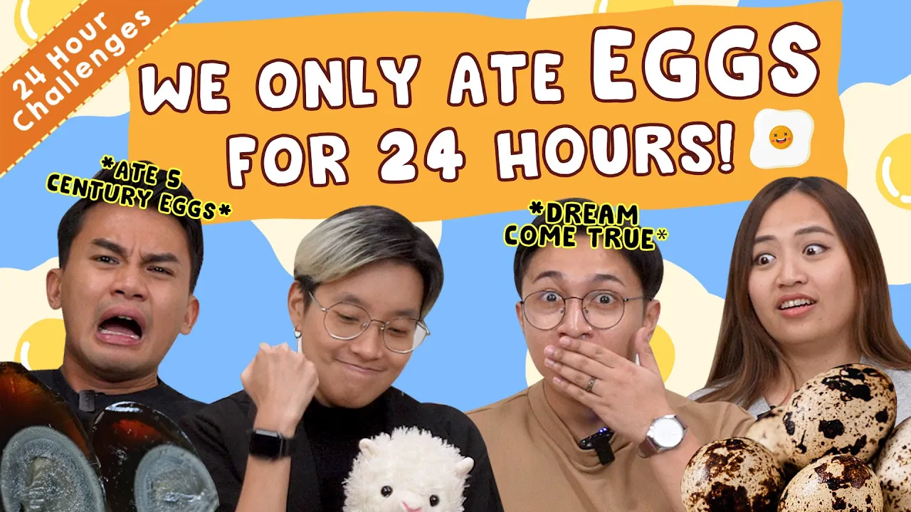 We Only Ate EGGS For 24 Hours!   24 Hour Challenges   EP 8