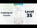 Cryptogram Tripledo Level 35 Solutions Logic Puzzle Game Mini Boss