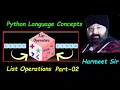 List Operation Mutability Concatenation Merging Conversion Aliasing Cloning Searching Python