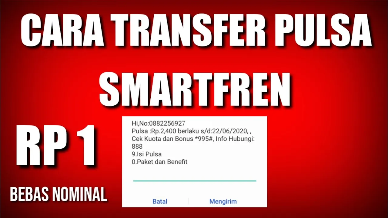 6 Cara Isi Pulsa Kartu Prabayar Smartfren 4G