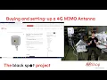 Review buy unbox and set-up of the Poynting 4G MIMO Antenna