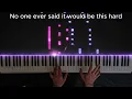 Download Lagu COLDPLAY - THE SCIENTIST - Piano cover with lyrics