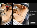 Mercedes E Class Genuine Leather Upholstery Leather Seat Cover High quality