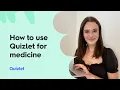 Revision Tips for Med Students How to use Quizlet for medicine