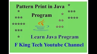 HOW TO PRINT DIAMOND PATTERN IN JAVA PATTERN PRINT IN JAVA BEGINNER