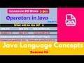 Operators in Java Part 1 Arithmetic operators Concatenation operator IMP examples for Interview