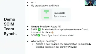 Security at GitHub Enterprise - User Provisioning Team Synchronization