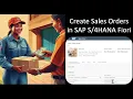 How to create a SALES ORDER in SAP Fiori