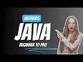 Methods full course Beginner to Pro level java full course telugu programming
