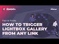 How to trigger Lightbox in Elementor from any type of link no PRO needed