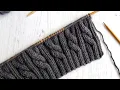 How To Knit Cables C6F with Linda Whaley Knit Studio www lindawhaley co uk