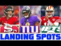 NFL Free Agent Quarterbacks Landing Spots 2023 NFL Free Agency Predictions