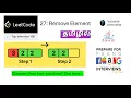 LeetCode 27 Java Program to Remove Element Array In-Place Trick Explained in Tamil