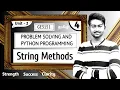 Python String Methods in Tamil String Operations in Tamil Problem Solving and Python Programming