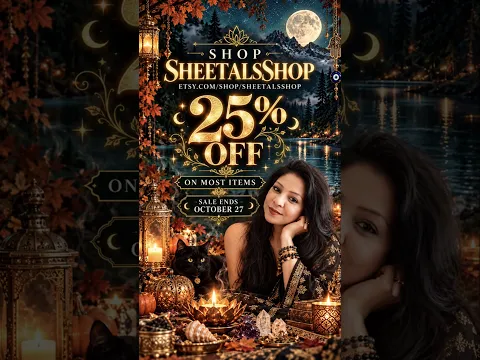 DON'T MISS THIS 25% OFF SALE IN MY ETSY SHOP! #etsy #sale #etsyshop #fullmoon