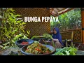 Menikmati Hidup di Desa | menanam bawang | memasak bunga dan daun pepaya