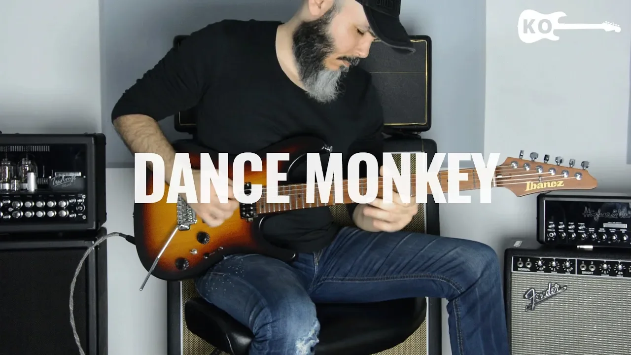 Tones And I - Dance Monkey - Electric Guitar Cover by Kfir Ochaion