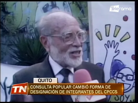 Consulta popular cambio forma de designación de integrantes del CPCCS